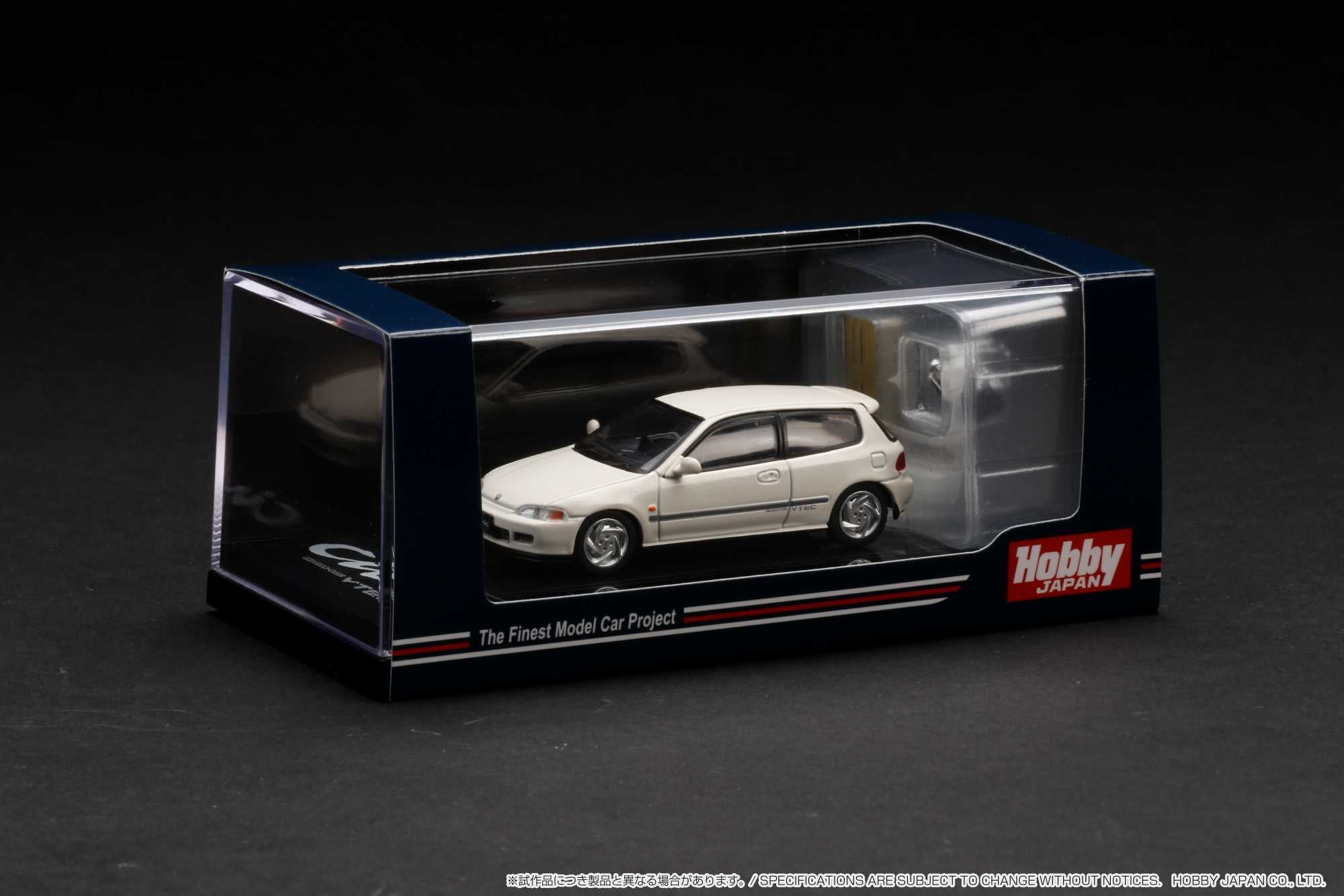 1:64 Scale Honda Civic (EG6) SiR II Frost White Diecast Model Car with Detailed Engine - Perfect for Collectors, Display, and Racing Enthusiasts