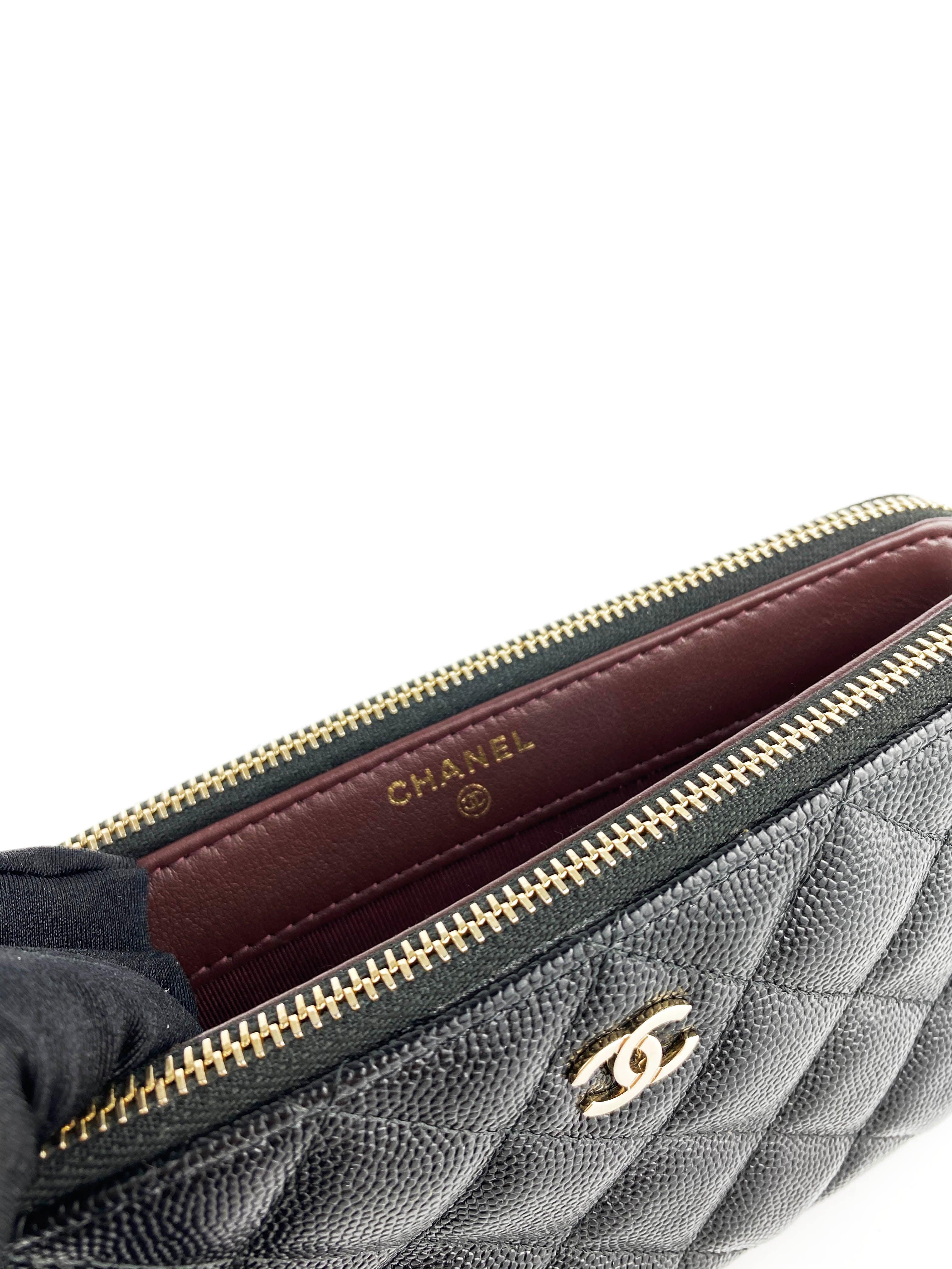 Chanel Black Caviar Leather Wallet on Chain Crossbody Bag - Luxury Designer WOC for Women, Perfect for Parties, Date Nights & Everyday Use