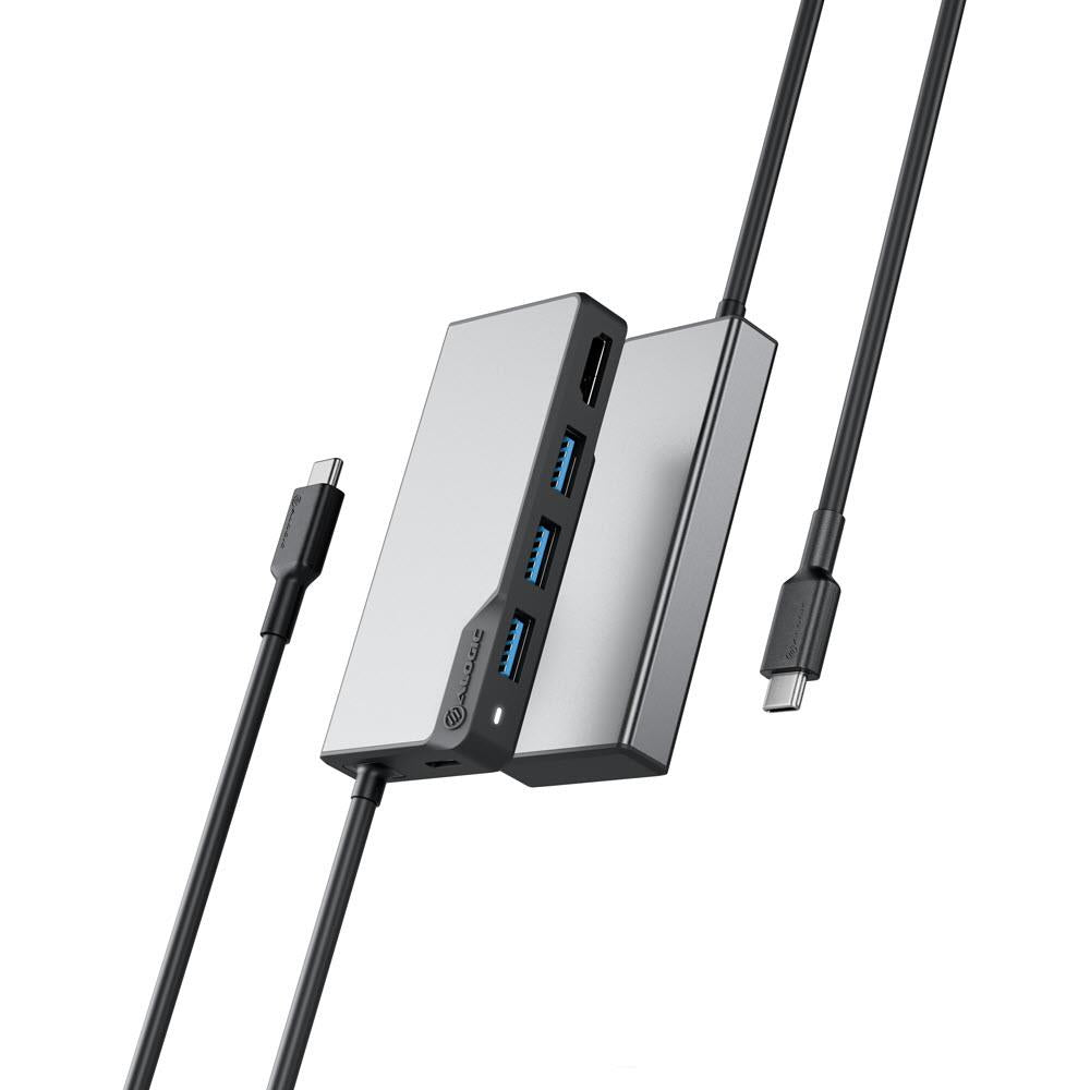 ALOGIC Fusion Core 5-in-1 USB C Hub with HDMI, USB 3.0, SD Card Reader - Perfect for MacBook, iPad Pro & Windows Laptops - Home Office & Travel Essential