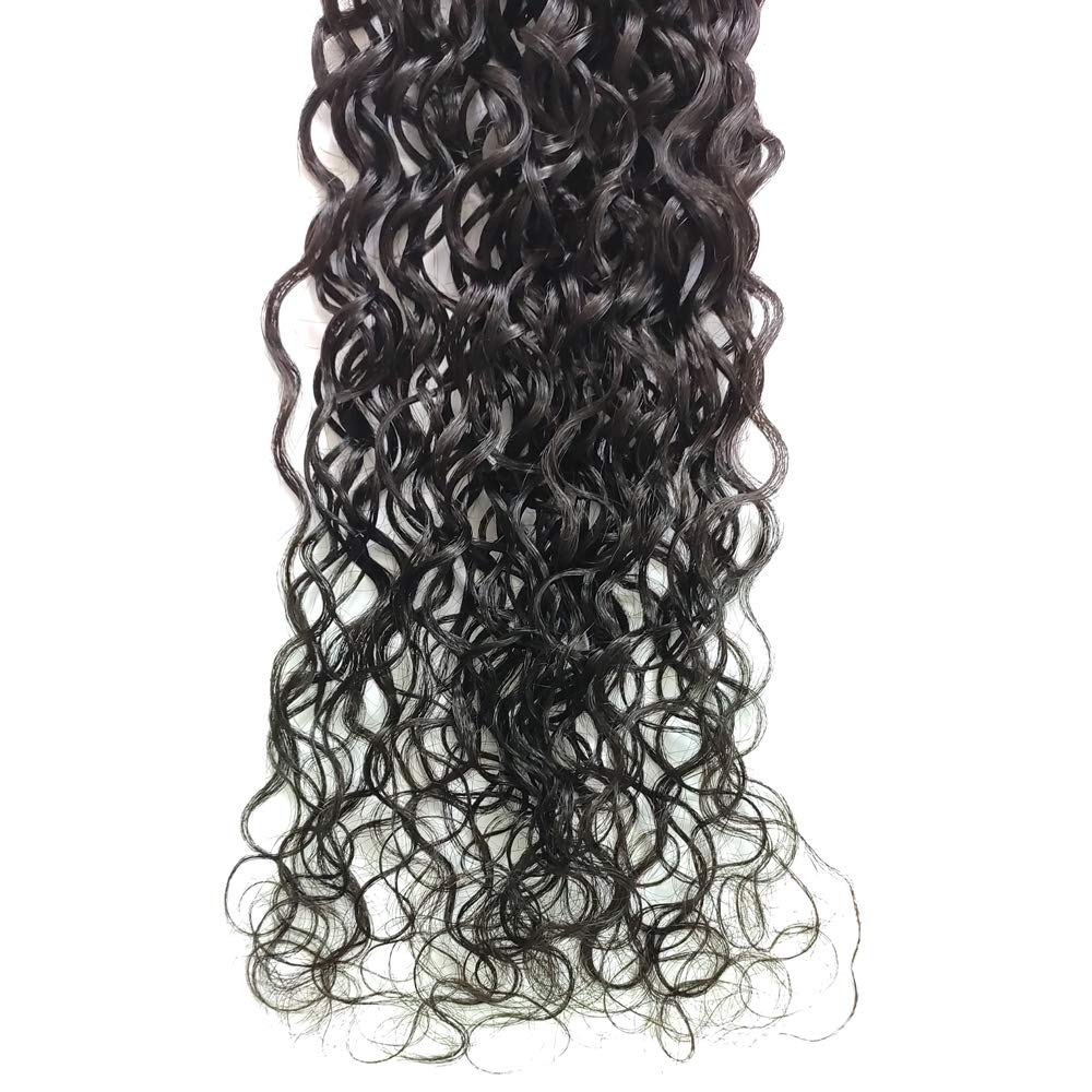 Brazilian Water Wave Human Hair Weaves - 3 Bundles 24 Inch Unprocessed Soft Hair Extensions for Black Women | Tangle-Free & Minimal Shedding | Perfect for Daily Styling, Parties & Special Occasions