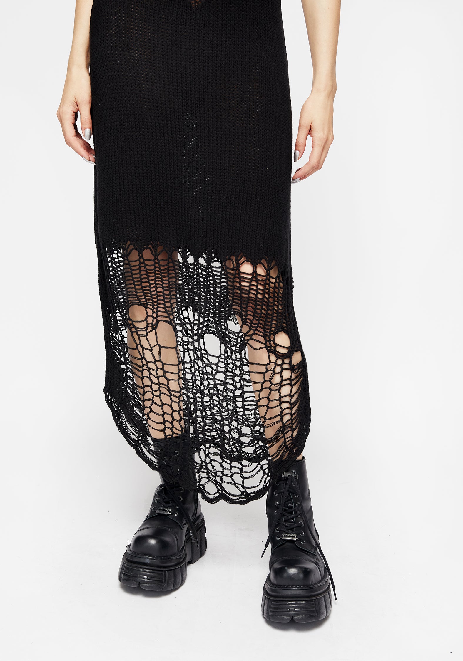 Malice Knit Dress - Women's Elegant Stretch Knit Bodycon Dress for Night Out, Party & Date Night