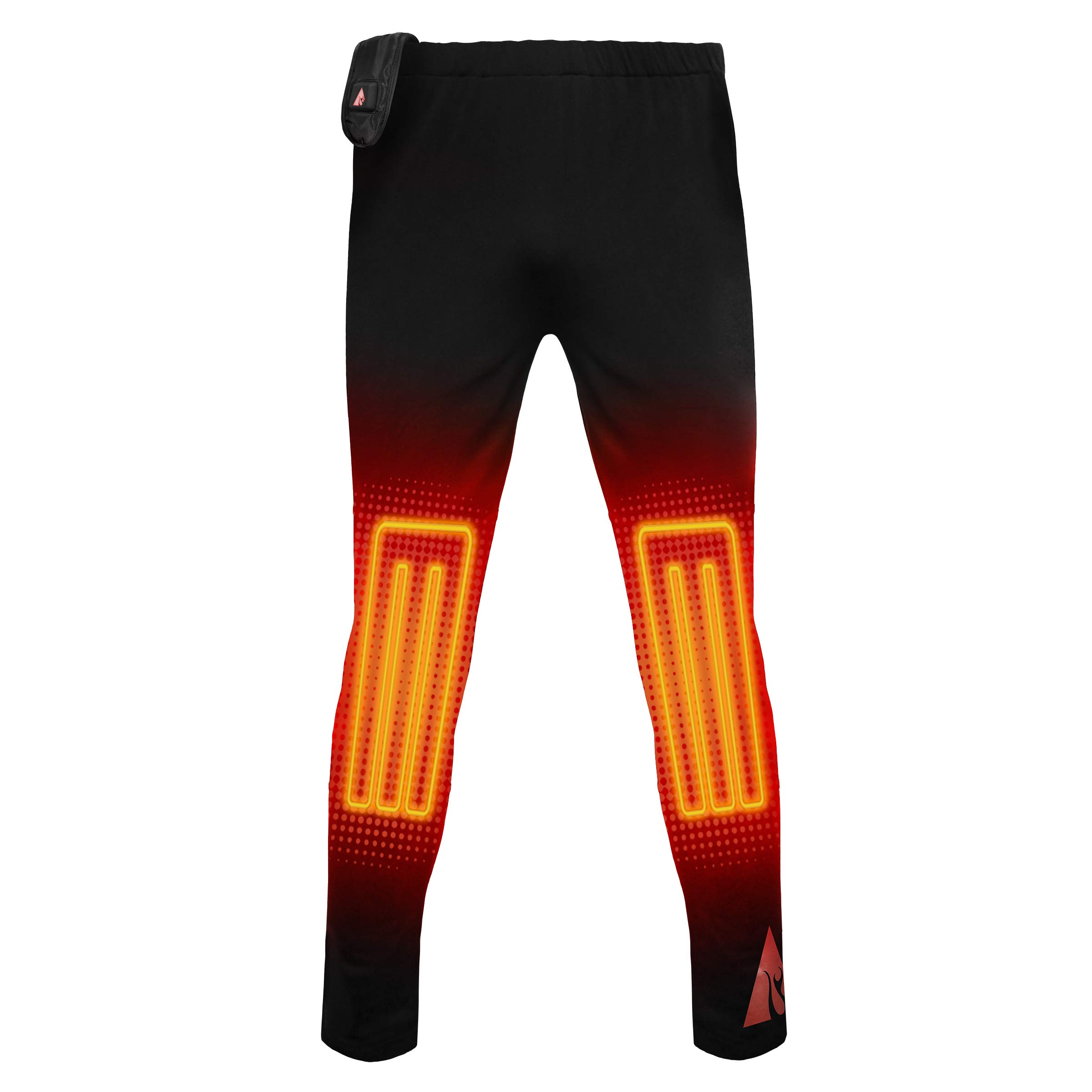 ActionHeat 5V Heated Base Layer Pants for Men - Thermal Underwear with Battery Heating System - Perfect for Skiing, Hiking & Winter Outdoor Activities (Size L)
