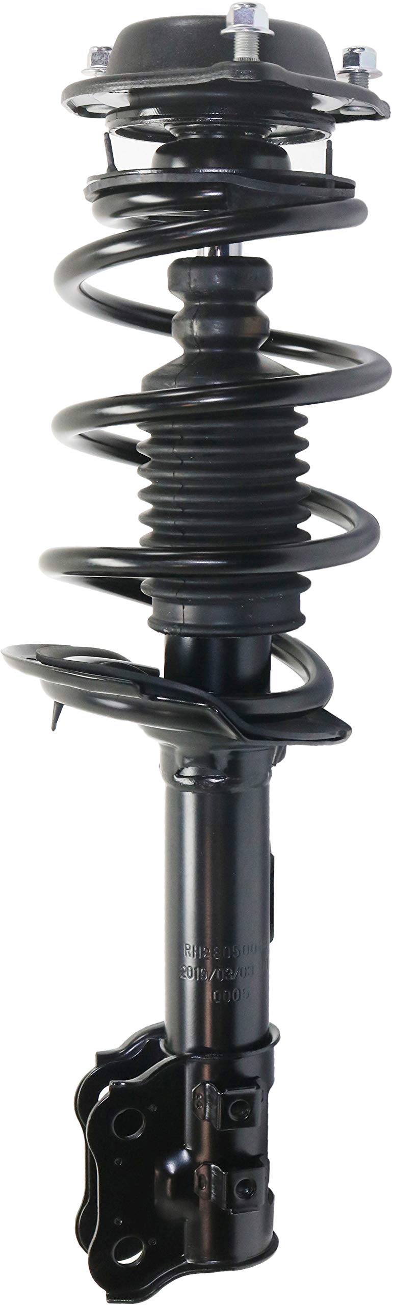 Evan Fischer Front Complete Shocks Strut & Coil Spring Assembly for Hyundai Elantra 2011-2016 - Driver Side Sedan Replacement | Smooth Ride & Enhanced Stability for Daily Commute & Road Trips