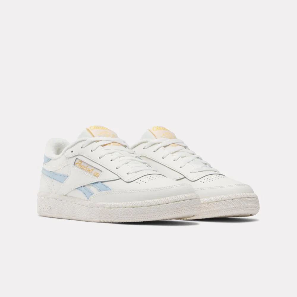 Women's Club C Revenge Sneakers - Vintage White Leather Tennis Shoes for Casual Wear & Street Style | Perfect for Everyday Outfits, Gym, and Running Errands