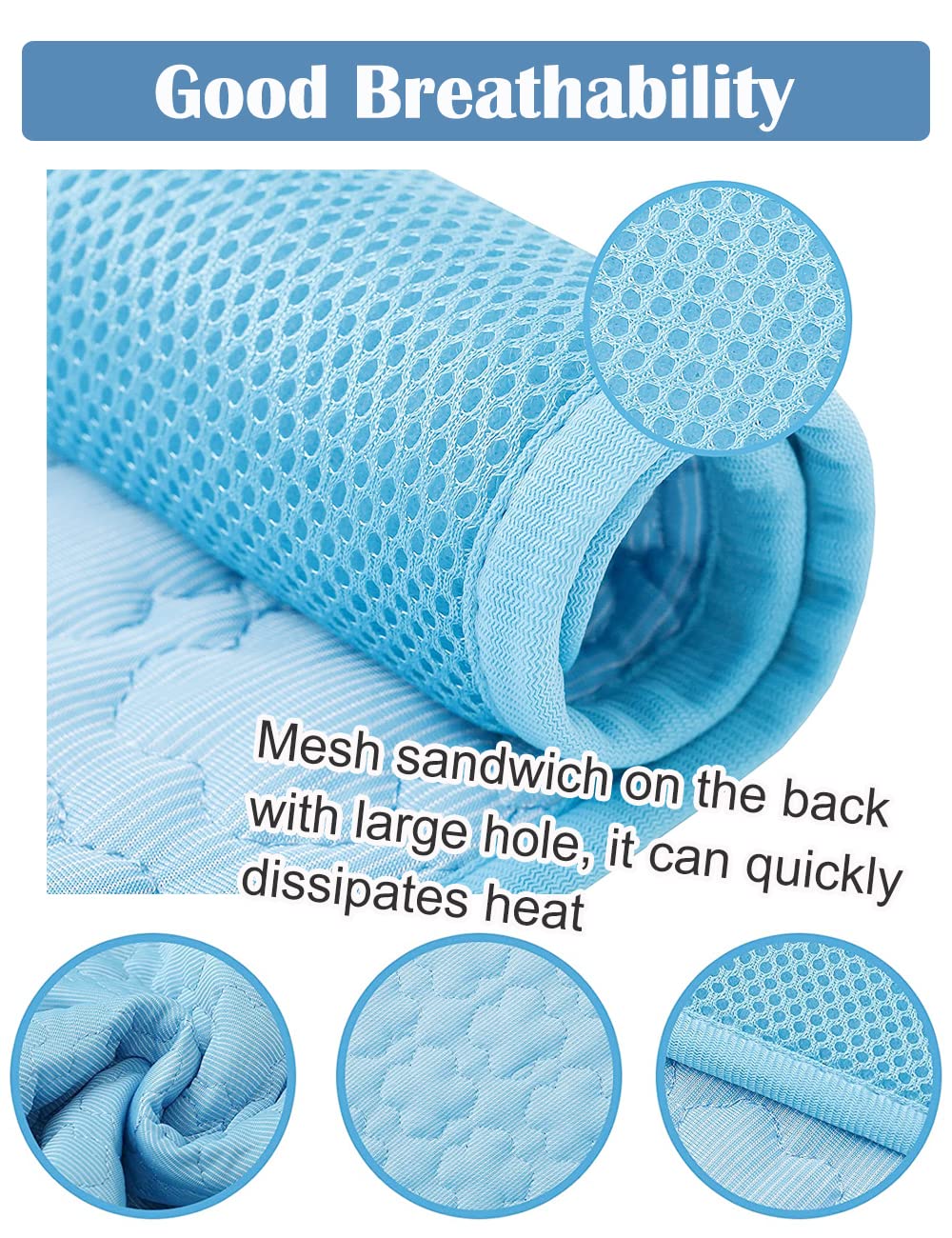 Foneso XXL Cooling Pet Mat for Dogs & Cats - 59