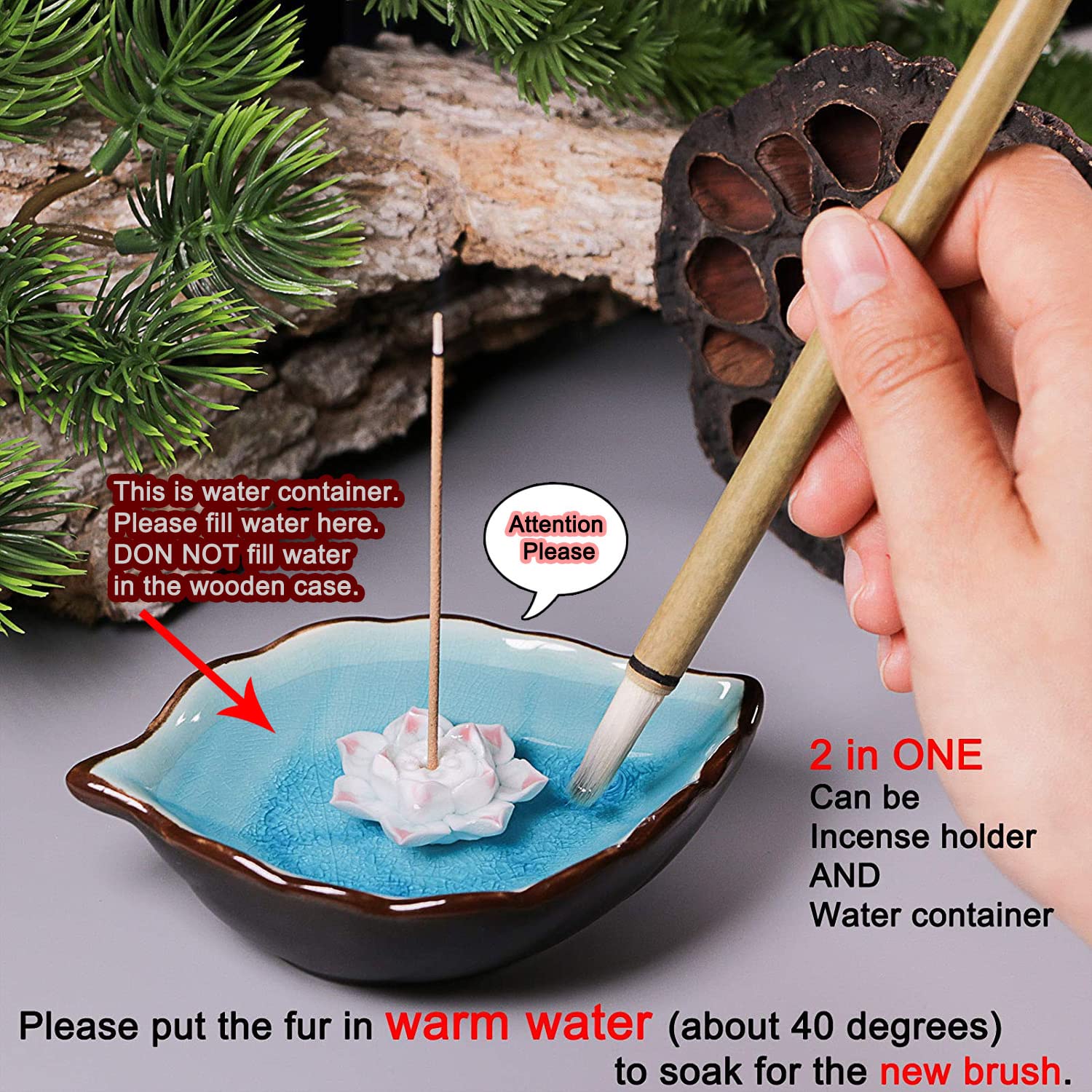 Buddha Drawing Board for Meditation & Relaxation - Zen Art Water Painting Board for Stress Relief, Office & Home Decor - Perfect Gift for Men & Women (Birthday, Valentine's Day) - Use for Mindfulness Practice, Yoga Spaces & Mental Wellness