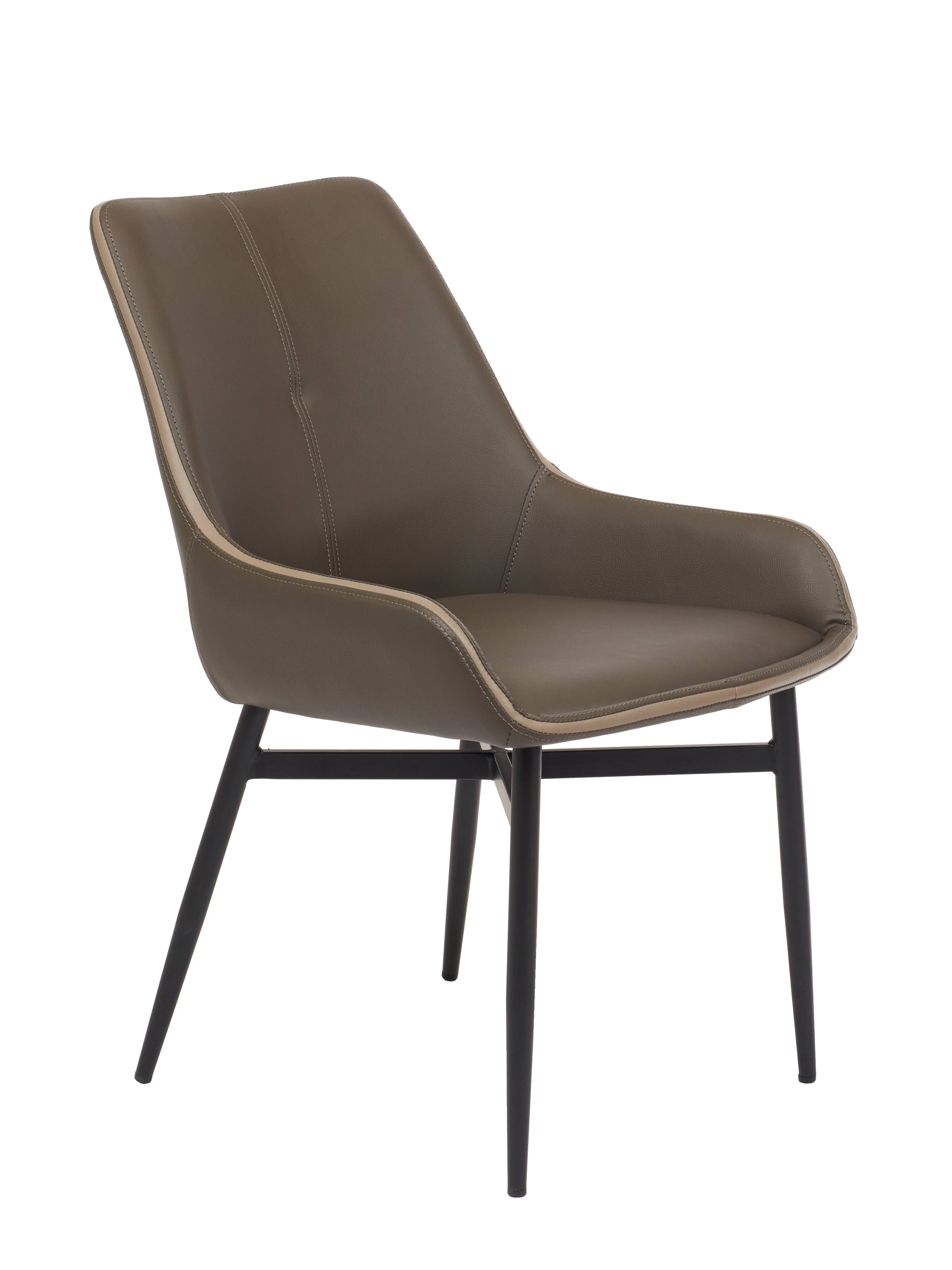 Etna Grey Modern Accent Chair - Stylish Living Room Seating for Home & Office - Perfect for Lounge, Reading Nook, or Waiting Area
