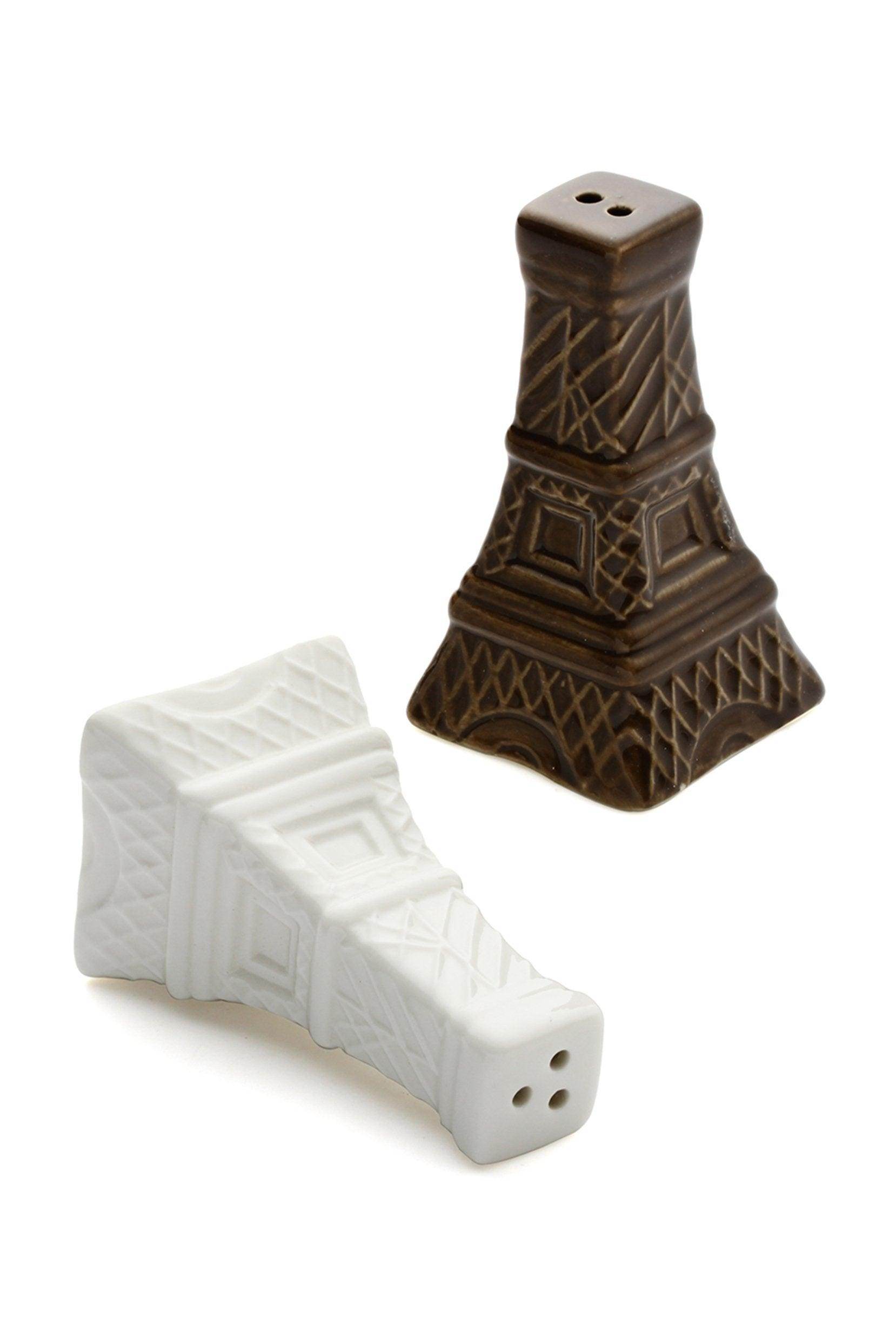 Eiffel Tower Salt and Pepper Shakers Set of 6 - Paris Themed Kitchen Decor for Dining Table, Gift for French Lovers, Perfect for Home, Restaurant, and Party Use