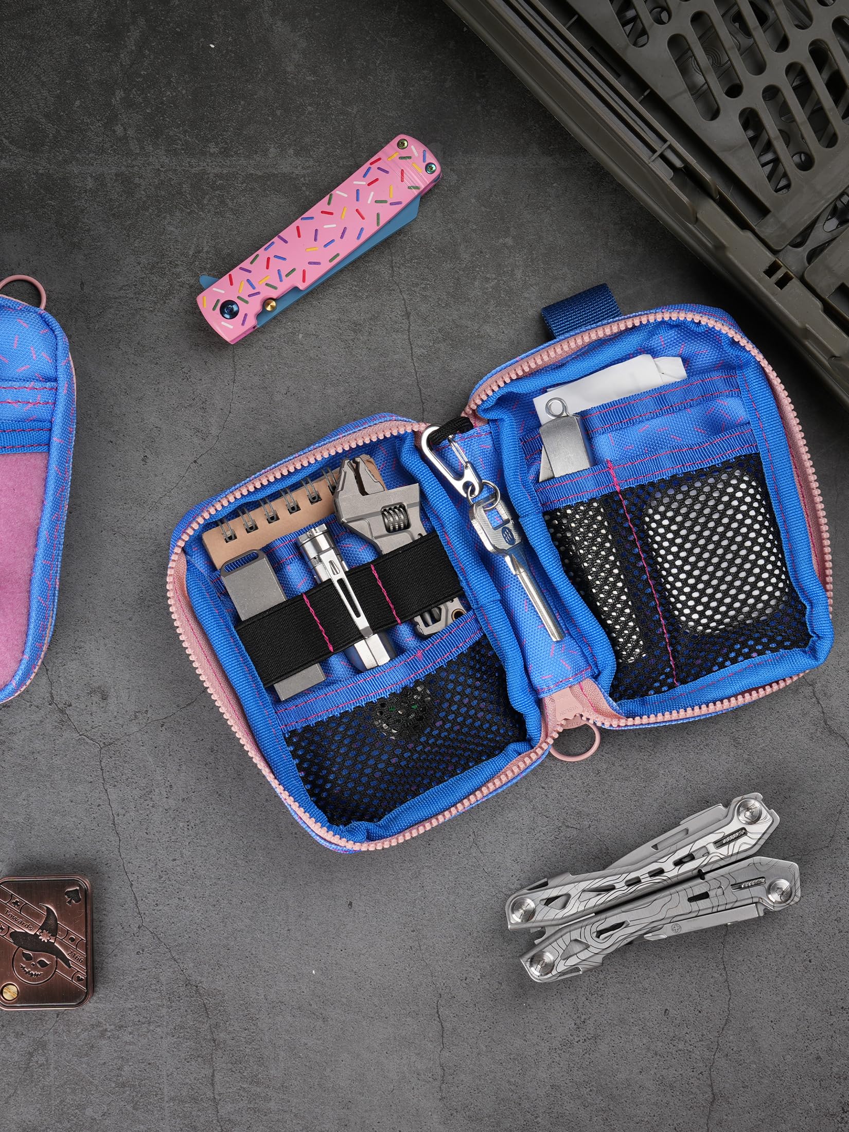 Viperade VE26 EDC Pouch - Compact Tactical Organizer for Multitools, Knives & Everyday Carry Essentials | Perfect for Outdoor, Camping & Hiking Gear Storage
