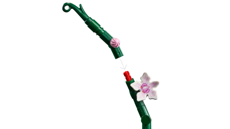 LEGO Botanical Collection Orchid Building Kit - Creative DIY Flower Model for Home Decor, Gift & Relaxation | Perfect for Plant Lovers, Office Desk & Living Room Display