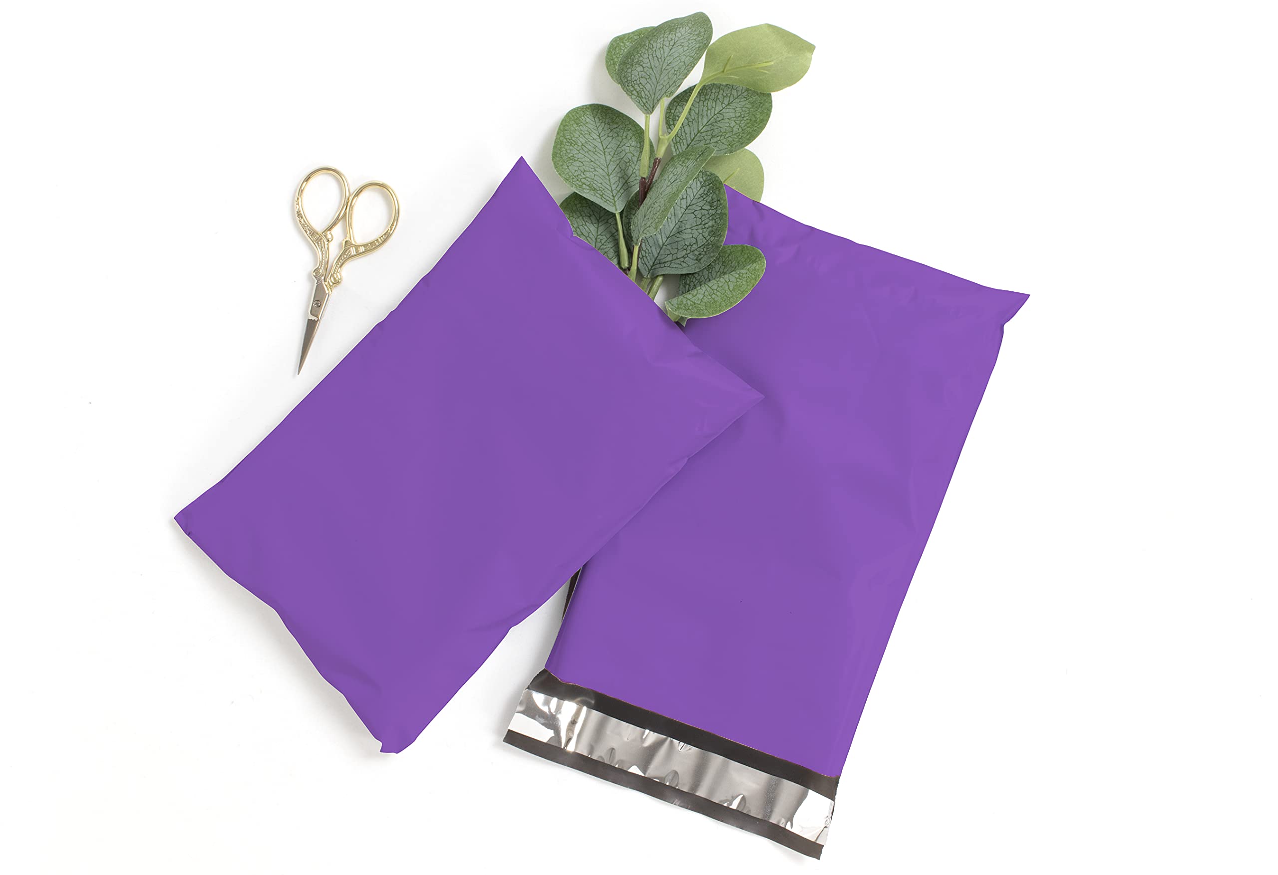 200 Pack 6x9 Inch Waterproof & Tear-Resistant Purple Poly Mailers - Small Shipping Bags for Ecommerce, Business Packaging & Cute Gift Wrapping (Perfect for Jewelry, Crafts & Small Item Shipping)