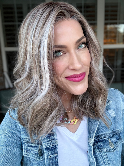 Citrus Mint Synthetic Lace Front Wig with Mono Part - Natural Looking Hair Replacement for Cosplay & Daily Wear | Discontinued