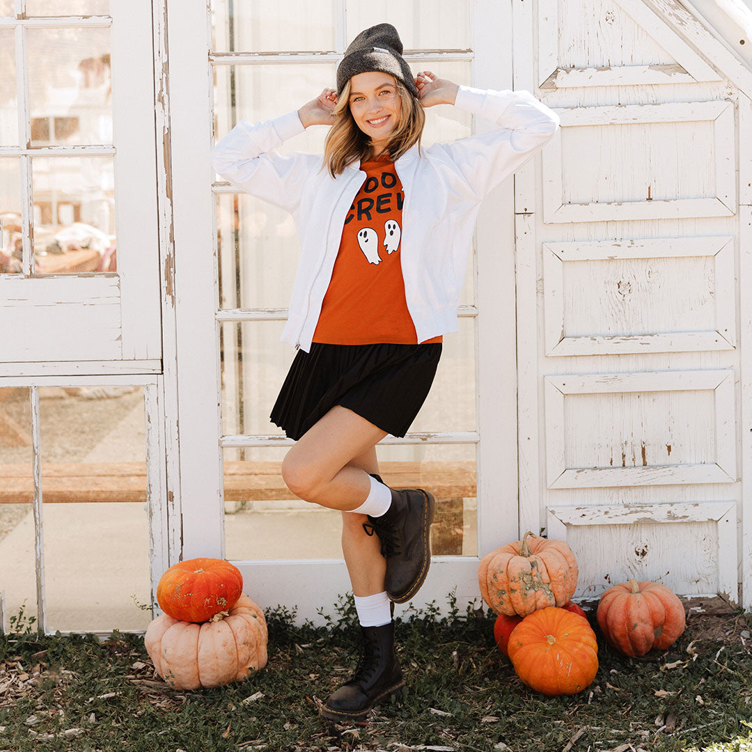 Burnt Orange Boyfriend Tee - Soft Oversized Women's T-Shirt | Casual Comfort Wear for Everyday, Lounge & Street Style