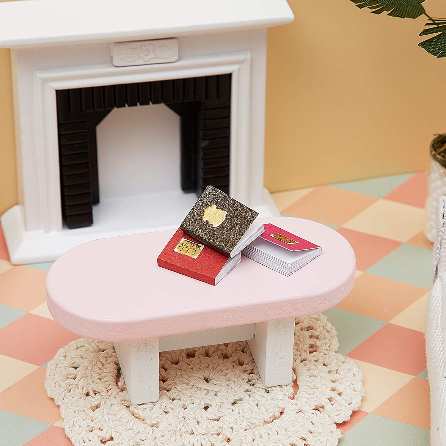 1:12 Scale Miniature Dollhouse Books - 12 Pcs Mini Books Decor for Dollhouse & Toys