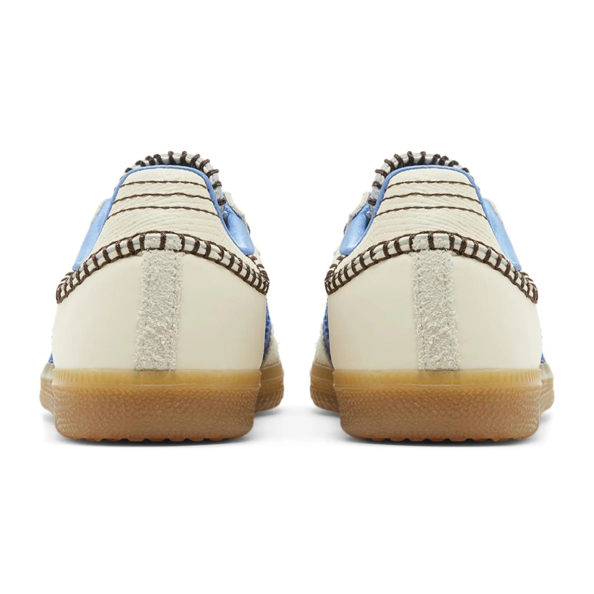 Adidas Samba Wales Bonner Sneakers - Nylon Upper, Wonder Clay & Royal Blue Colorway - Perfect for Casual Wear, Street Style & Everyday Comfort
