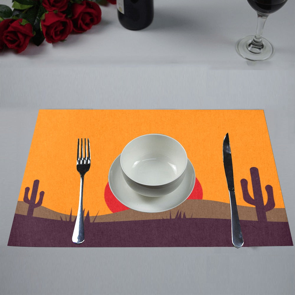 Premium Desert Valley Placemats Set of 4 - 12
