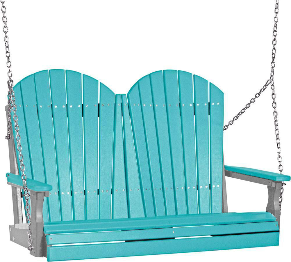 Aruba Blue on Gray
