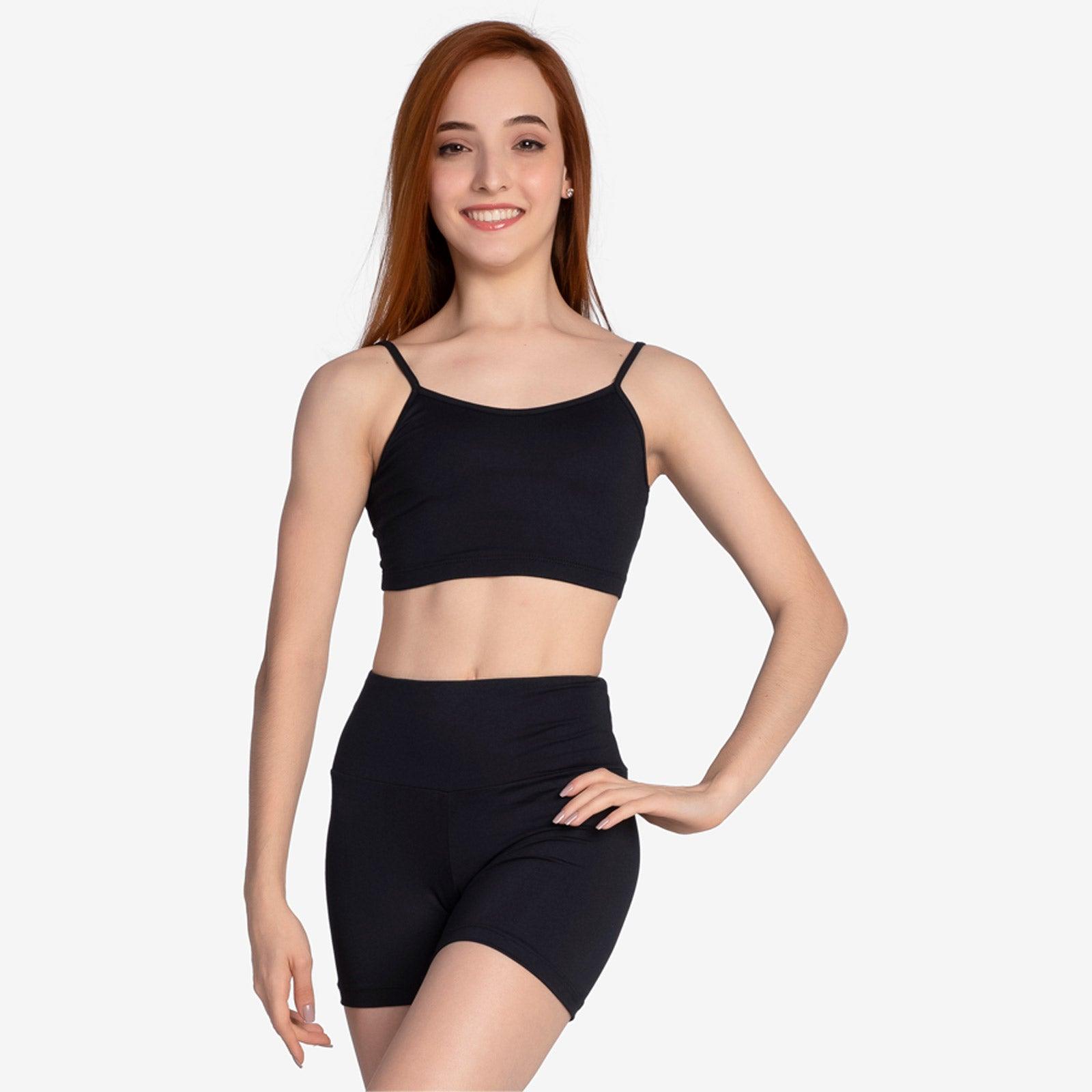 Só Dança Rayna High Waisted Dance Shorts for Kids - Perfect for Ballet, Jazz & Contemporary Dance Classes