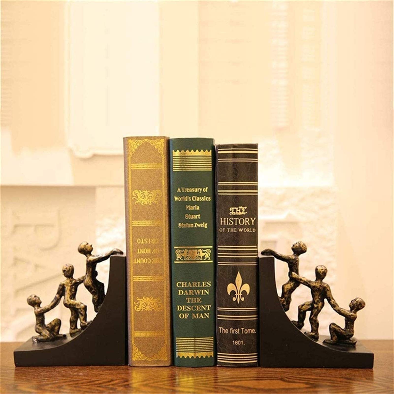 Fairy Tale Resin Bookends for Shelves - Decorative Book Holders for Bookshelves, Home Office & Kids Room Decor - Perfect for Organizing Books, Adding Style to Bookshelves, and Enhancing Fairy Tale Themed Rooms