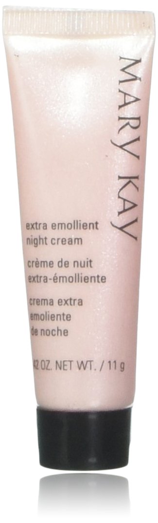 Mary Kay Extra Emollient Night Cream Travel Size 0.42 Oz (2 Pack) - Hydrating Night Face Moisturizer for Dry Skin, Perfect for Travel & Overnight Skincare Routine