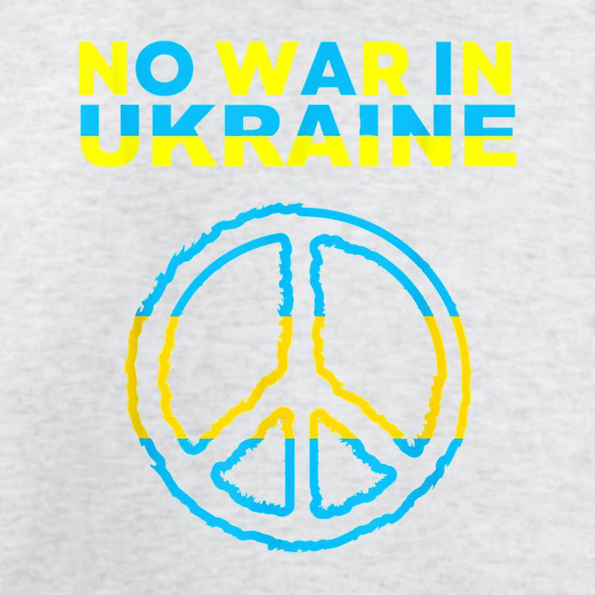 No War in Ukraine Support American Ukraine Sweatshirt - Kids & Youth Crewneck Pullover for School, Sports & Casual Wear