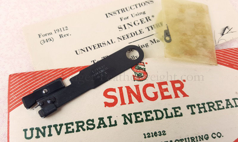Original Vintage Singer Needle Threader - BLACKSIDE SET for Sewing, Quilting & Embroidery | Easy Needle Threading Tool for Hand & Machine Stitching