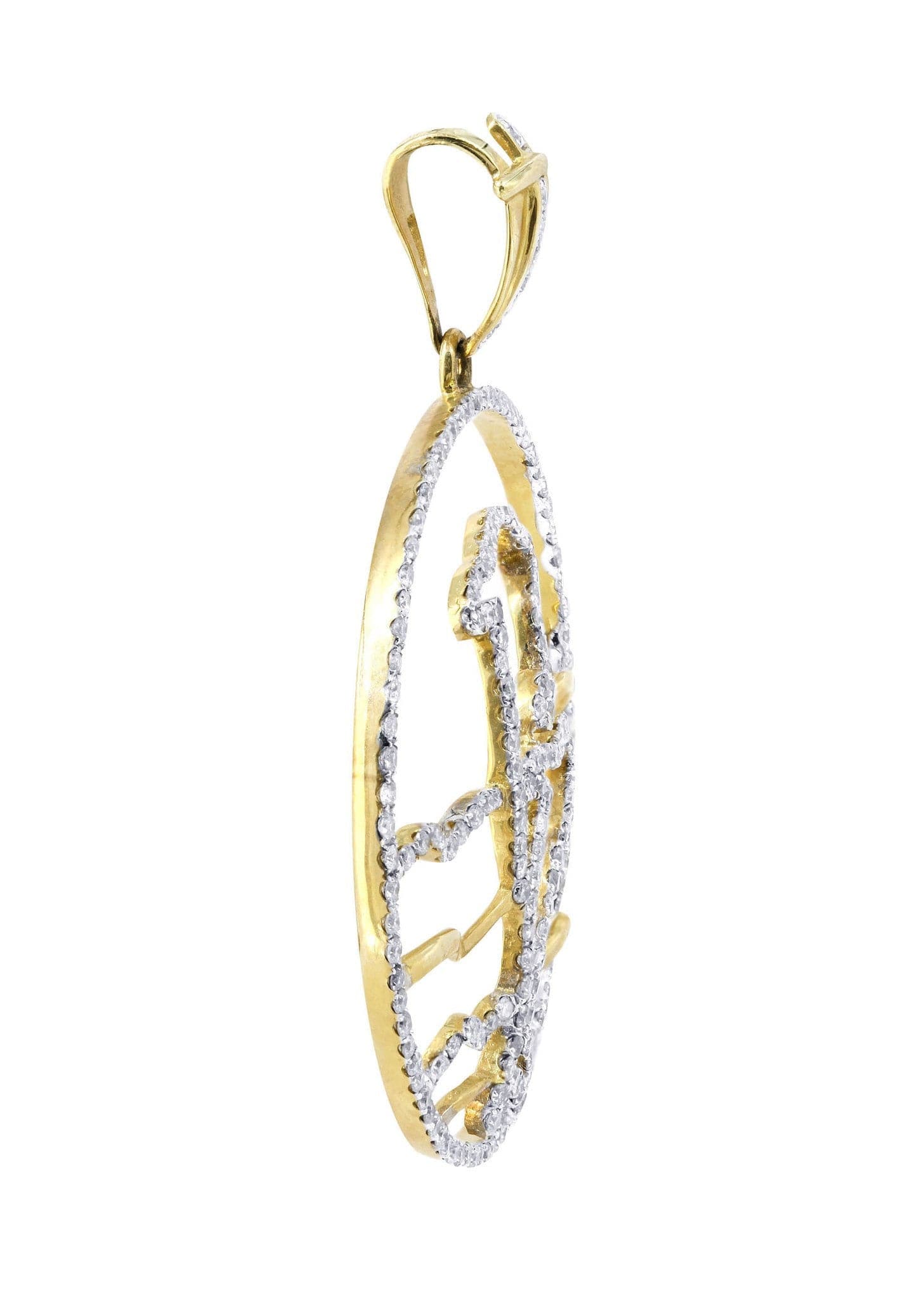 1.59 Carat Diamond Dolphin Pendant Necklace - 5.85g 14K White Gold Jewelry for Women - Perfect Gift for Birthday, Anniversary & Special Occasions