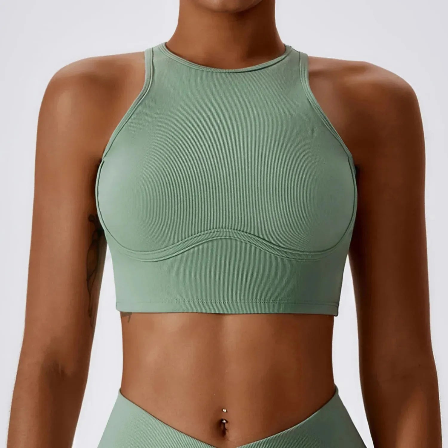 High-Intensity Sports Bras for Women - Seamless Workout Bra with Shockproof Support, Breathable & Moisture-Wicking for Running, Yoga, Gym - Perfect for High-Impact Workouts & Active Lifestyles