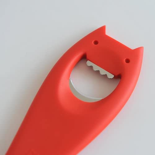 Alessi Diabolix Red Bottle Opener - Premium Italian Design for Beer & Wine Bottles - Perfect for Home Bars, Parties & Gifts
