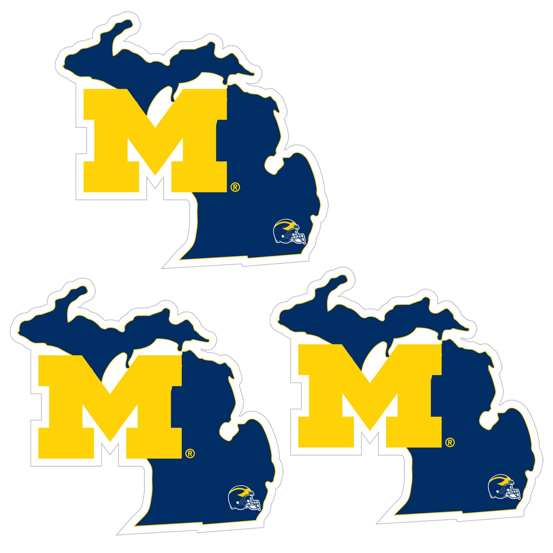 NCAA Home State Decal - Officially Licensed College Team Car Sticker - Perfect for Tailgating, Laptops & Water Bottles