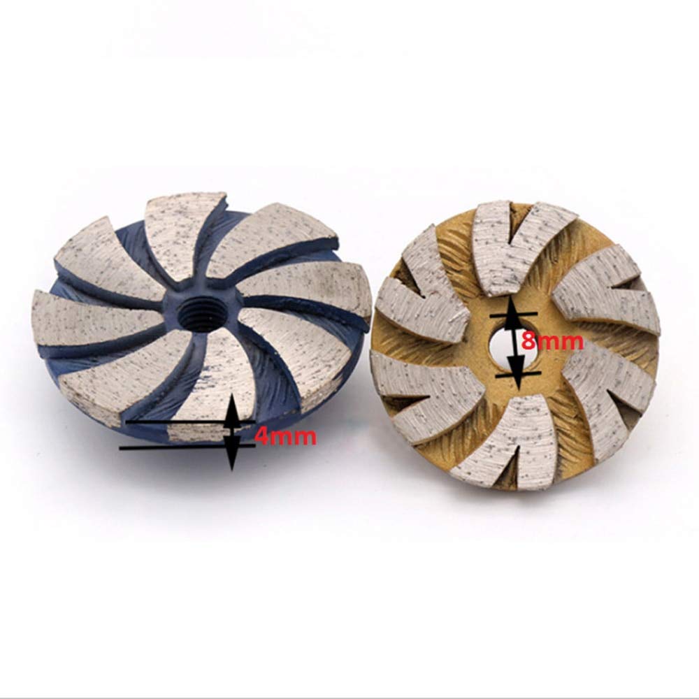 Premium Diamond Grinding Wheel Cup Disc - 35/50/56mm for Concrete, Granite, Marble & Tile Cutting - Heavy Duty Grinder Tool (50mm) - Perfect for Countertop Resurfacing, Stone Polishing & DIY Home Renovation Projects