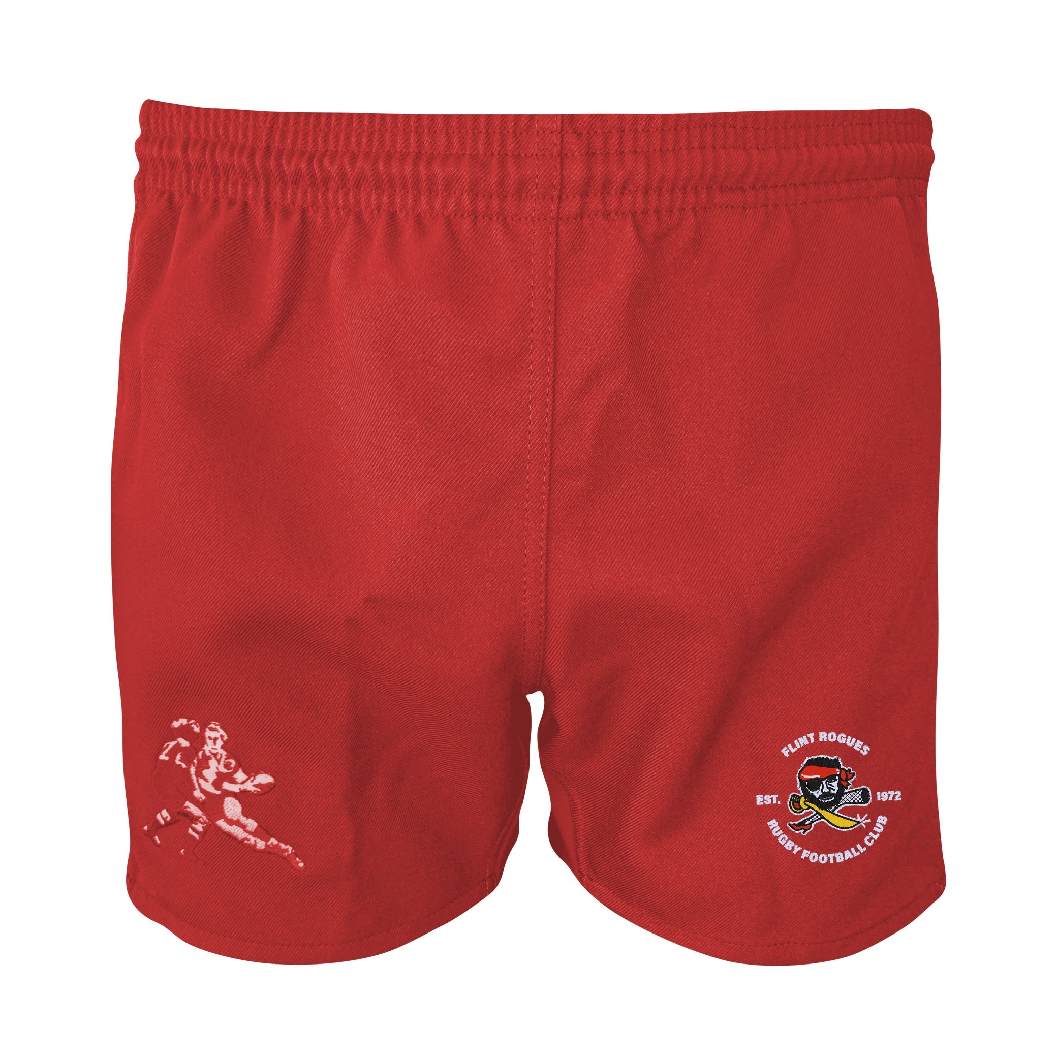 Flint Rogues RFC RI Pro Power Shorts - High-Performance Compression Shorts for Men, Workout & Running, Moisture-Wicking & Breathable Fabric for Gym, Training & Sports Activities