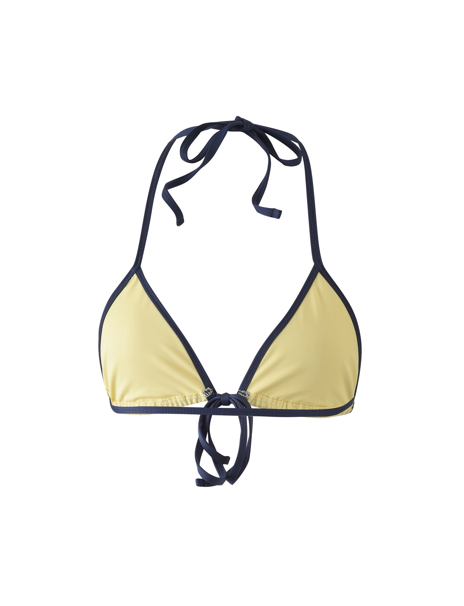 Kristin Bikini Top - Pale Yellow Women's Swimwear | Perfect for Beach Vacations, Pool Parties & Summer Getaways
