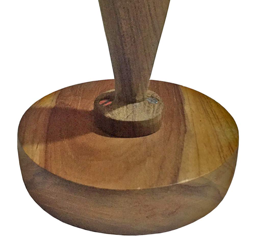 Premium Wooden Potato Masher - Heavy Duty Kitchen Tool for Mashing Potatoes, Beans & Vegetables - Smooth Ricer Presser with Ergonomic Wooden Handle - Perfect for Homemade Mashed Potatoes, Baby Food & Baking