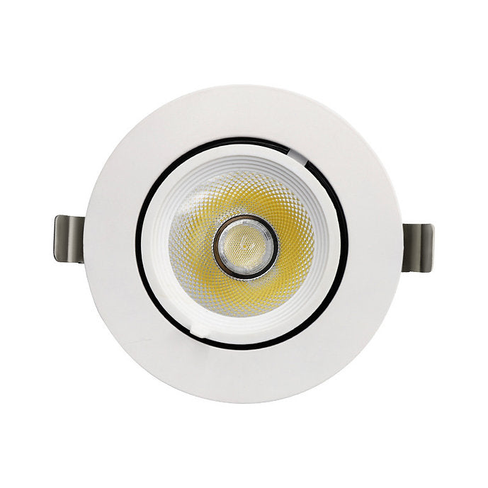 LED Adjustable High CRI Recessed Spotlight - Dimmable Ceiling Light for Kitchen, Living Room & Bedroom Lighting