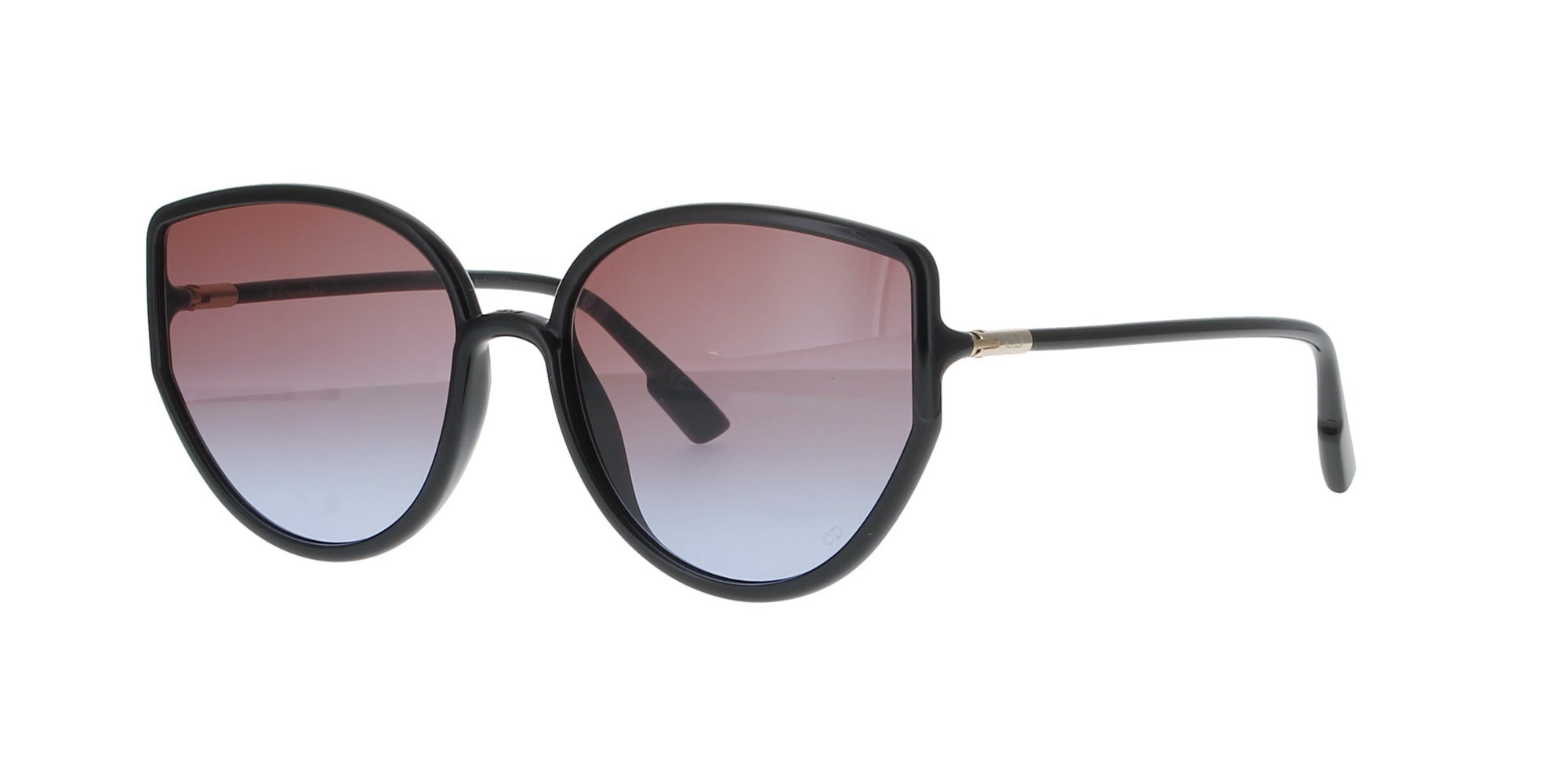 Dior Cat Eye Sunglasses for Women - Black UV Protection Fashion Shades for Summer, Beach & Driving