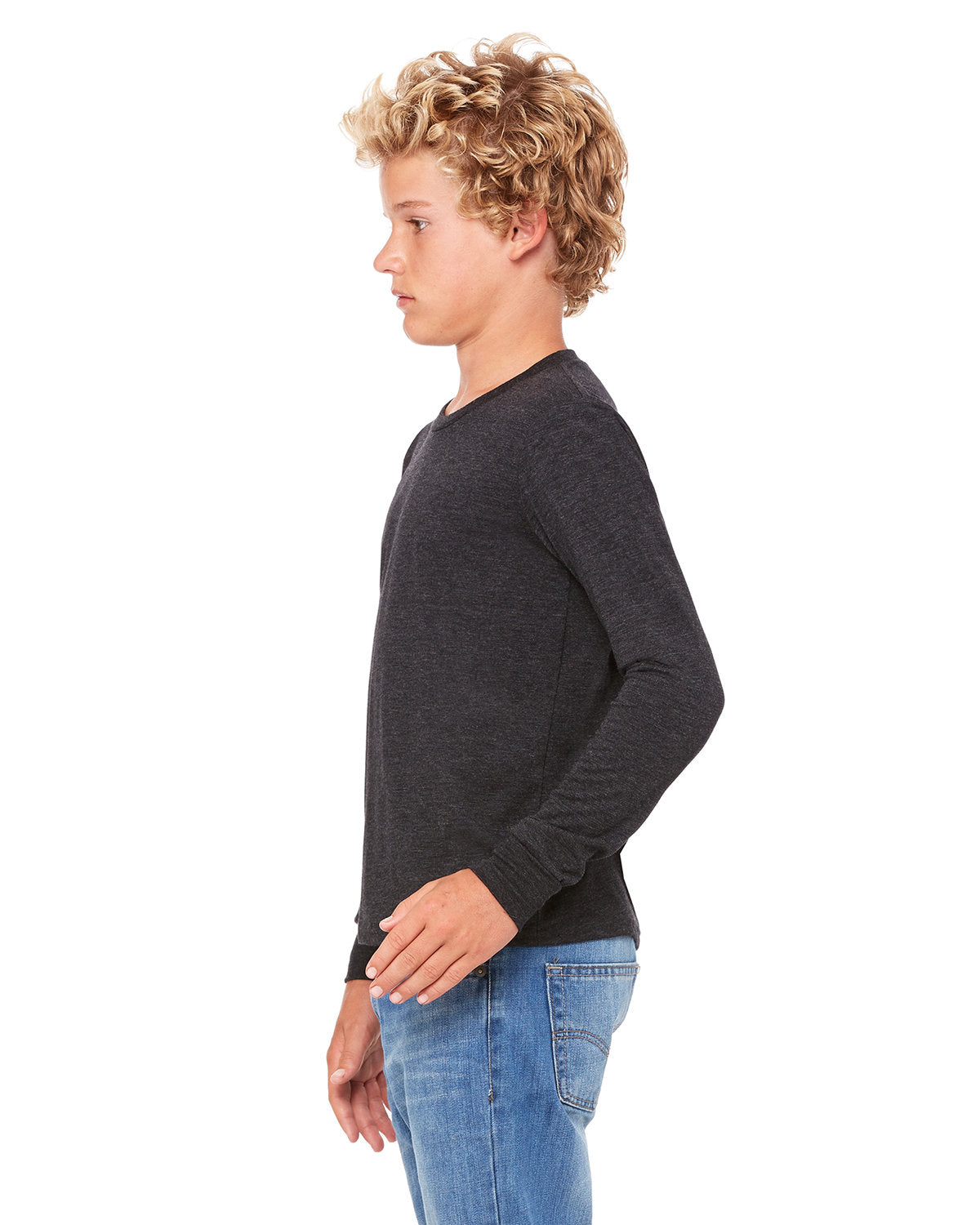 Bella + Canvas 3501Y Youth Long Sleeve T-Shirt | Soft Cotton Jersey Tee for Boys & Girls | Perfect for School, Sports & Everyday Wear