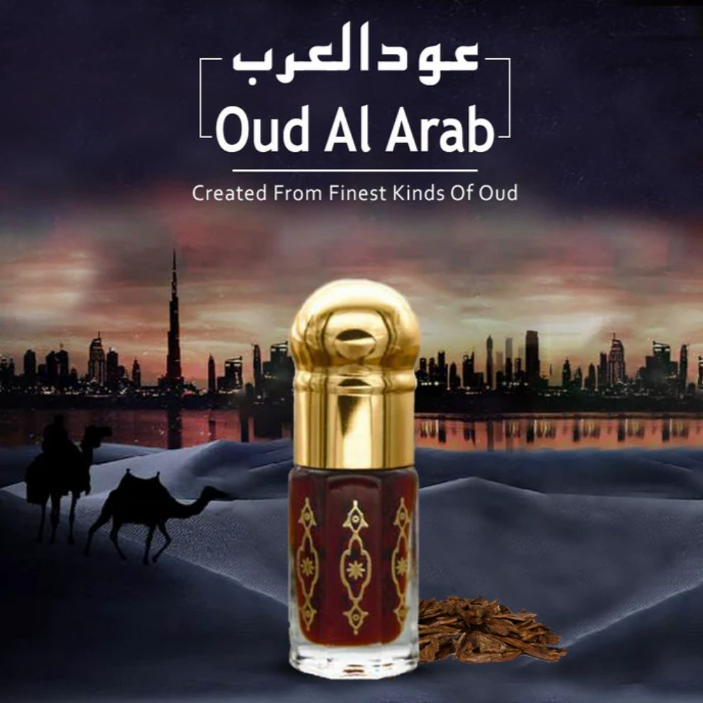 12ml Pure Oud Al Arabian Attar Oil - Premium Perfume Oil for Men & Women - Long Lasting Fragrance for Special Occasions, Dates, and Evening Events