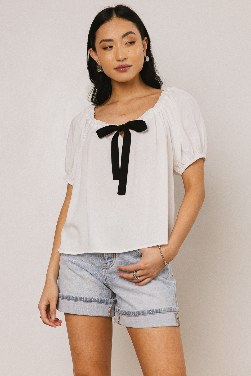 Alani Sheer Blouse Women's Fashion Top - Elegant & Breathable for Office, Party & Summer Outfits