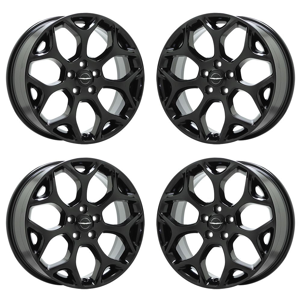 19 Chrysler 300 AWD OEM Factory Gloss Black Wheels & Rims Set of 4 (2537 EXCHANGE) - Perfect for Upgrades, Replacements & Custom Car Modifications