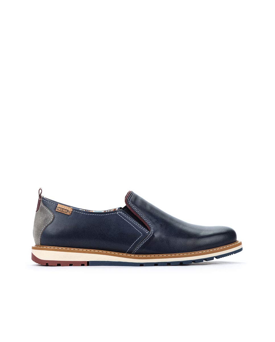 PIKOLINOS Men's Leather Loafers - Berna Style Comfortable Slip-On Shoes for Casual & Business Wear
