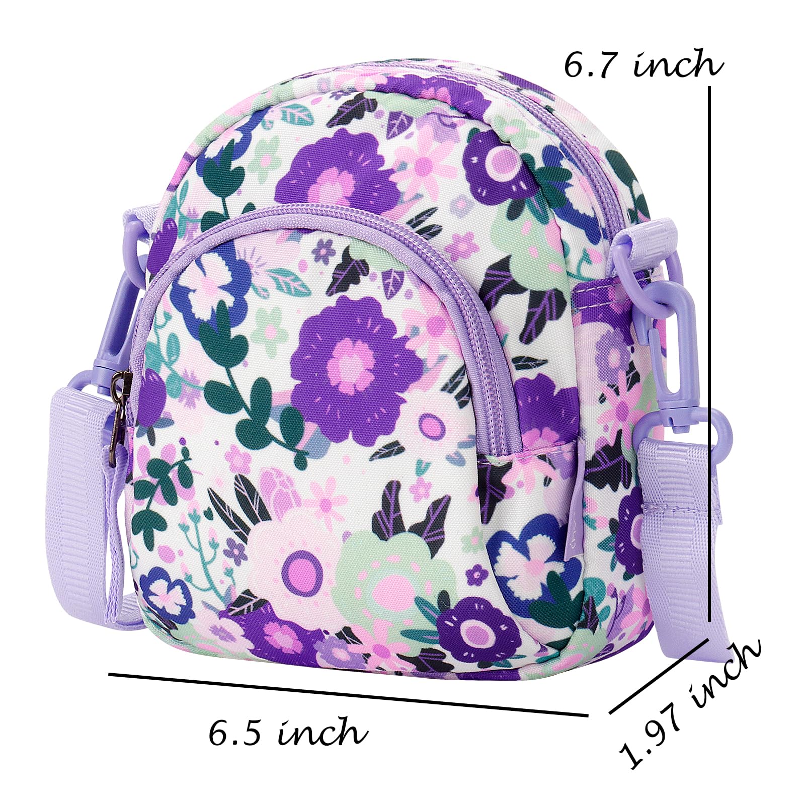 Choco Mocha Girls Crossbody Purse for Kids 4-8 Years Old | Toddler Shoulder Bag for 2-4 Year Old Girls | Perfect for School, Parties & Daily Use