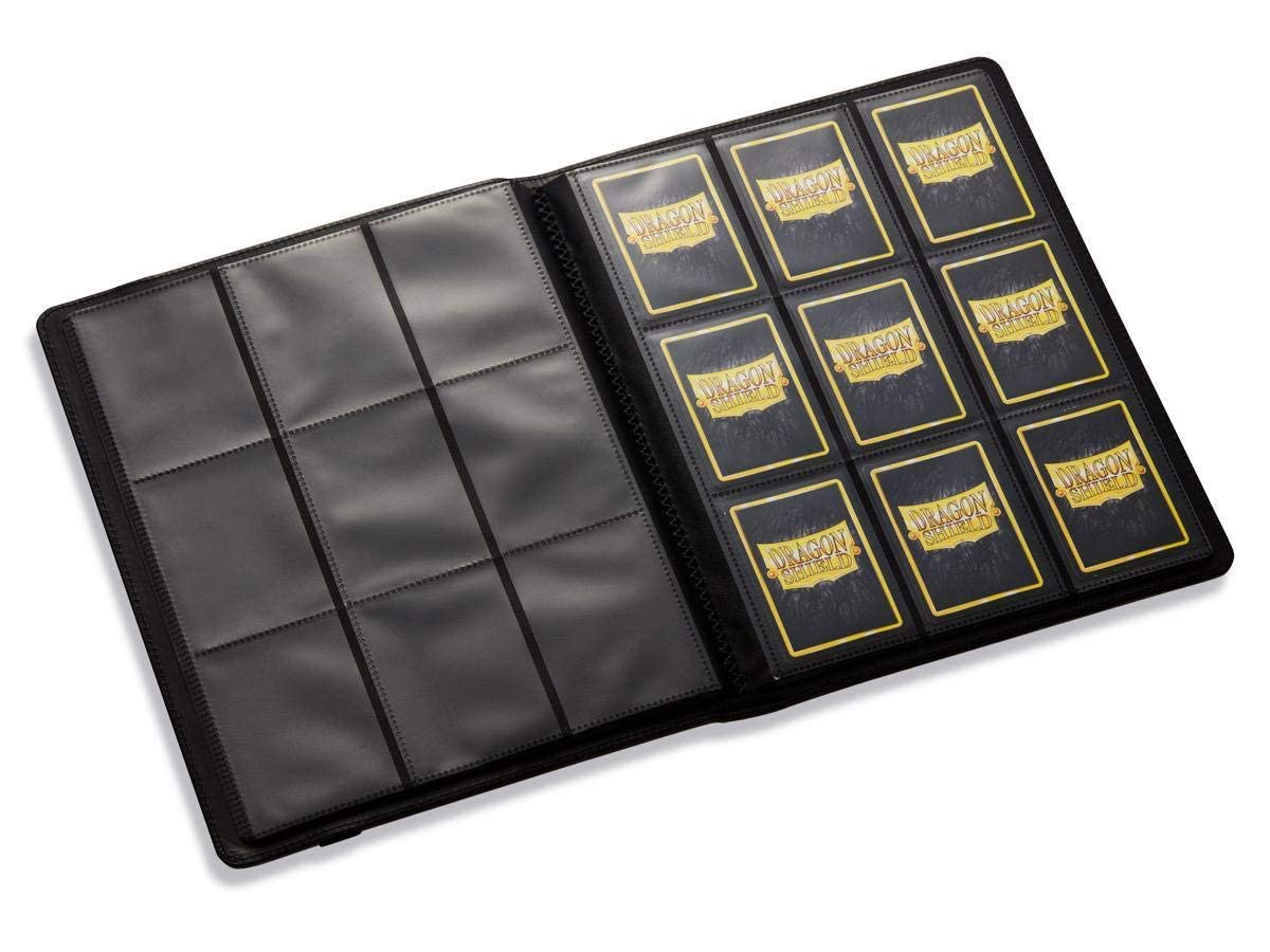 Arcane Tinman AT-34807 Dragon Shield 18-Pocket Sideload Binder Portfolio - Red | Trading Card Storage for MTG, Pokemon & Yu-Gi-Oh | Perfect for Collectors & Tournaments
