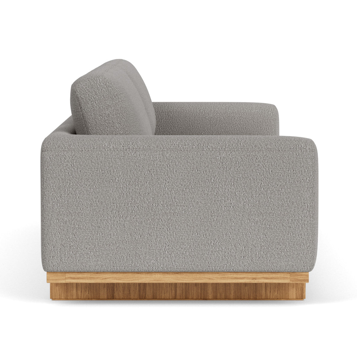 Aya Boucle 4-Seater Sofa - Modern Upholstered Sectional Couch for Living Room, Lounge & Office - Soft Fabric Comfortable Seating for Home Decor
