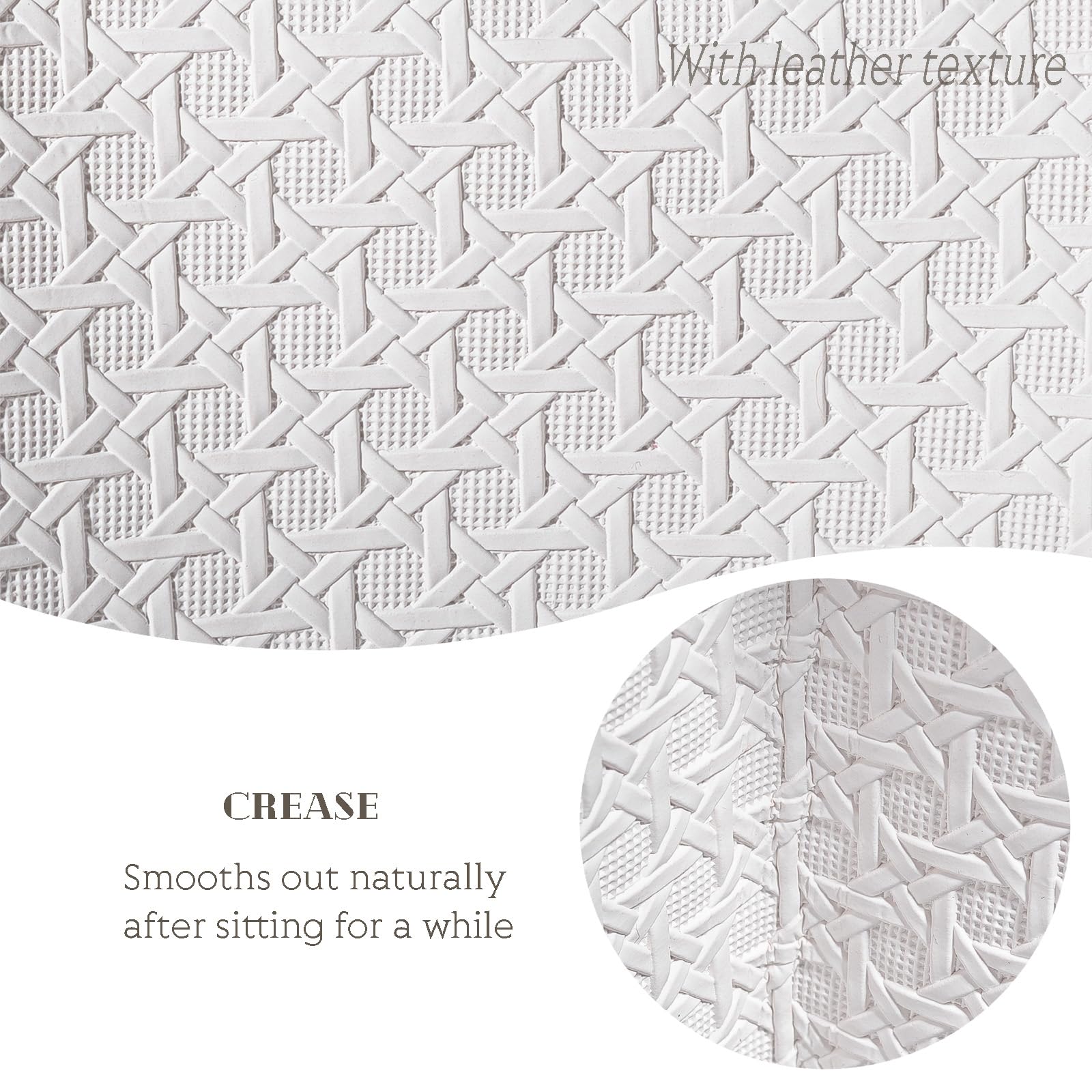 Premium PU Leather Tissue Box Cover - Square Facial Tissue Holder & Organizer for Bathroom, Dresser, Desk & Car - White | Elegant Home & Office Decor