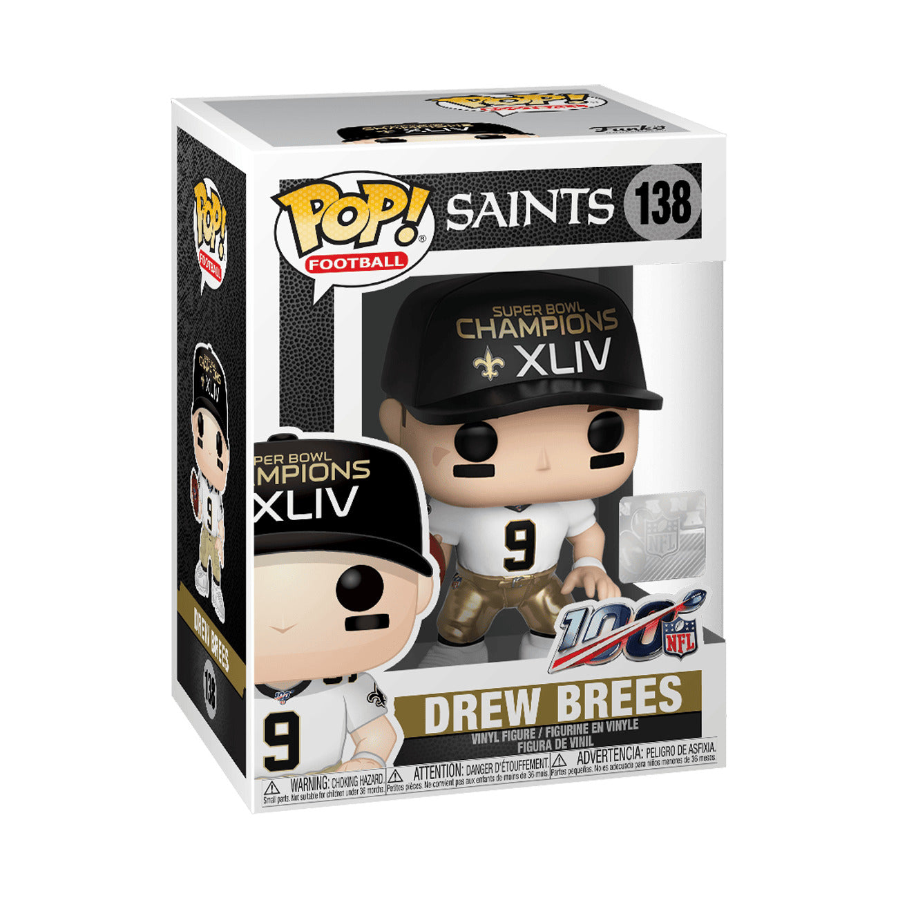 NFL New Orleans Saints Drew Brees Jersey - Super Bowl XLIV Champions - Official Football Fan Gear for Game Day & Tailgating