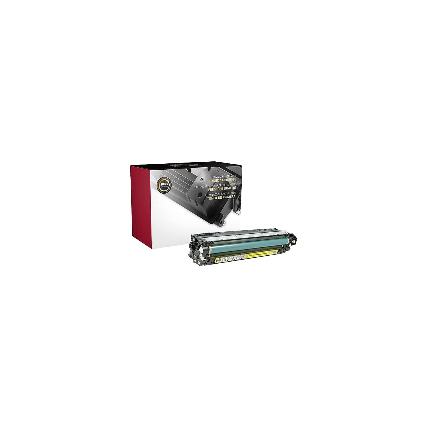 MoonTech Remanufactured Yellow Toner Cartridge for HP CE742A & HP 307A Printers | High-Quality Replacement | Perfect for Home & Office Printing