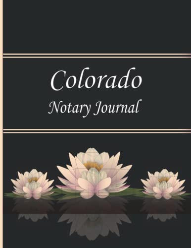 Colorado Notary Public Record Book - 240 Entry Notary Journal Log Book for Official Notary Transactions | Perfect for Legal Documentation, Notary Public Work & Business Record Keeping