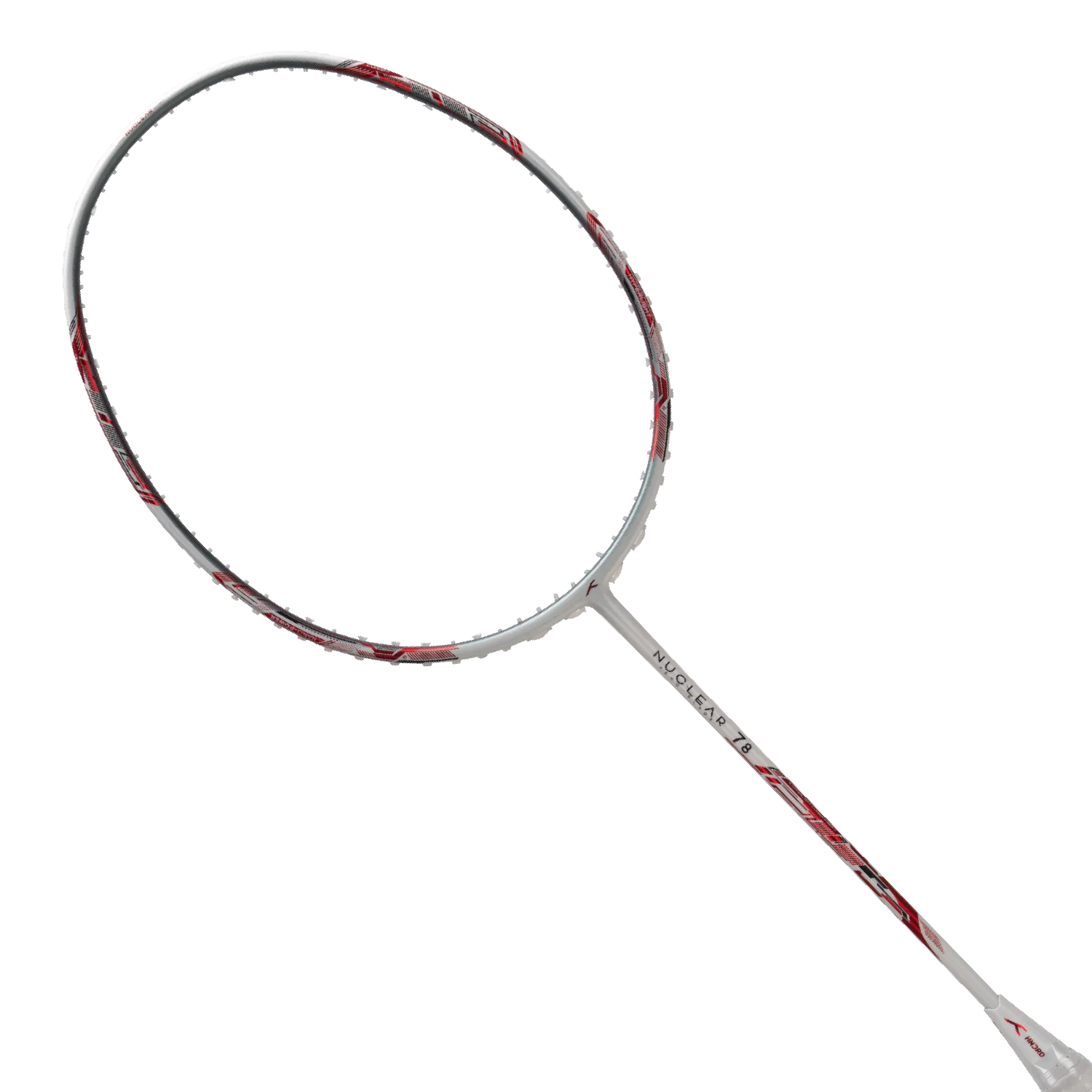 HNDRD Nuclear 78 Badminton Racket - Pre-Strung Carbon Fiber Shuttlecock Racket for Professional & Recreational Play - Perfect for Tournaments, Training & Backyard Games