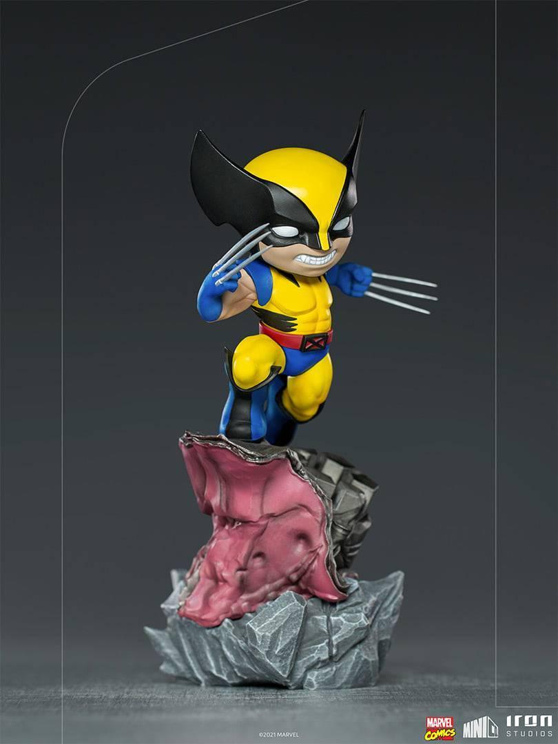 Iron Studios X-Men Wolverine MiniCo Figure - Collectible Marvel Superhero Action Figure for Display & Gifting